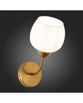 SLE1136-301-01 Бра Латунь/Белый E27 1*60W TRATTI-foto4