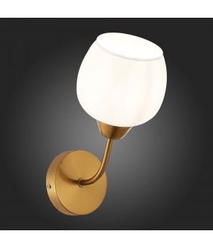 SLE1136-301-01 Бра Латунь/Белый E27 1*60W TRATTI-foto4