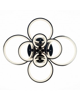 SLE200312-08 Светильник потолочный Хром/Белый LED 1*256W 3000-6000K LETO-foto5