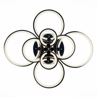 SLE200312-08 Светильник потолочный Хром/Белый LED 1*256W 3000-6000K LETO-foto5