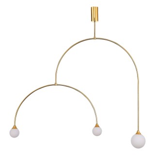 SL1187.203.03 Светильник подвесной ST-Luce Золотистый/Белый G9 3*5W 4000K VIVE-foto2