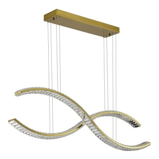 SL6206.303.50 Светильник подвесной ST-Luce Латунь/Прозрачный LED 1*50W 3000K ACENO-foto2