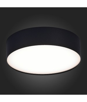 ST606.442.27 Светильник потолочный Черный LED 1*27W 4000K 2 340Lm Ra>85 120° IP20 D220xH55 185-265V Накладные светильники-foto4