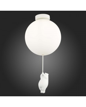 SLE115412-01 Светильник потолочный Белый/Белый E27 1*60W MODENA-foto5