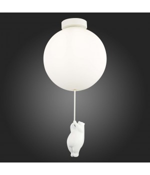 SLE115412-01 Светильник потолочный Белый/Белый E27 1*60W MODENA-foto5