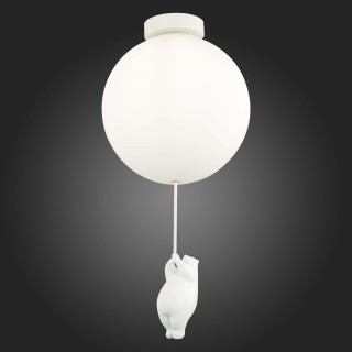 SLE115412-01 Светильник потолочный Белый/Белый E27 1*60W MODENA-foto5