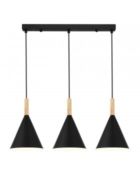 SLE1255-403-03 Светильник подвесной Черный/Черный E27 3*40W ARKET-foto2