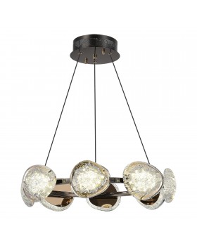 SL6018.203.64 Светильник подвесной ST-Luce Черный/Золотистый LED 1*64W 4000K ENIGMA