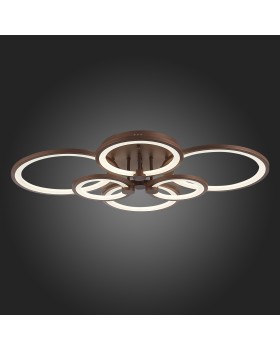 SLE200372-06 Светильник потолочный Кофейный/Белый LED 1*168W 3000-6000K LETO-foto8