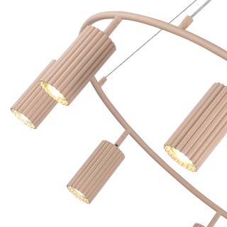 SL1213.603.08 Светильник подвесной ST-Luce Розовый/Розовый GU10 8*5W 4000K KENDO-foto3