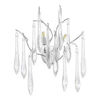 SL1660.101.02 Светильник настенный ST-Luce Хром/Хром, Прозрачный G9 2*5W 4000K TEARDROPS-foto2