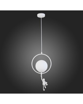 SLE115113-01 Светильник подвесной Белый/Белый E27 1*60W TENATO-foto8