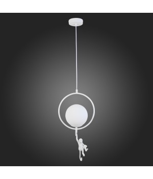 SLE115113-01 Светильник подвесной Белый/Белый E27 1*60W TENATO-foto8