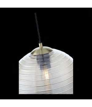 SL1051.303.01 Светильник подвесной ST-Luce Латунь/Коньячный E27 1*60W BARILLO-foto6