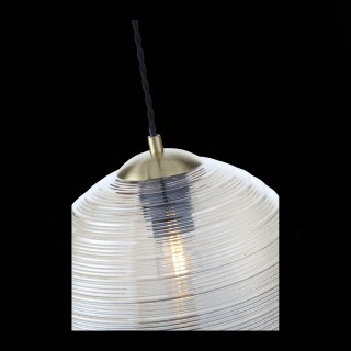 SL1051.303.01 Светильник подвесной ST-Luce Латунь/Коньячный E27 1*60W BARILLO-foto6