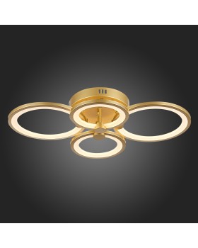 SLE200322-04 Светильник потолочный Золотистый/Белый LED 1*100W 3000-6000K LETO-foto8