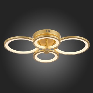 SLE200322-04 Светильник потолочный Золотистый/Белый LED 1*100W 3000-6000K LETO-foto8