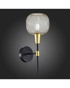 SLE1137-401-01 Бра Черный, Золотистый/Желтый E14 1*60W ELITIS-foto4