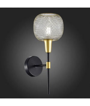 SLE1137-401-01 Бра Черный, Золотистый/Желтый E14 1*60W ELITIS-foto4