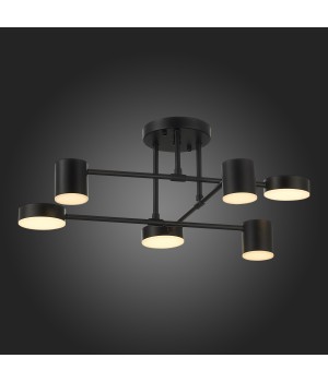 SLE201042-06 Люстра потолочная Черный/Черный LED 6*7W 4000K NOBEL-foto10