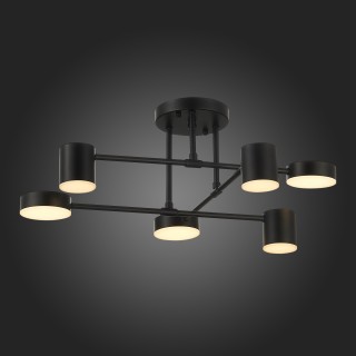 SLE201042-06 Люстра потолочная Черный/Черный LED 6*7W 4000K NOBEL-foto10