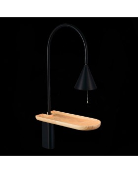 SL1802.401.01 Бра ST-Luce Черный/Черный E27 1*60W AMIRO-foto5