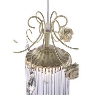 SL425.503.01 Подвес ST-Luce Белый/Прозрачный E14 1*40W PETRA-foto3