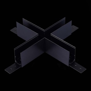 ST007.489.00 Коннектор X-образный для подвесного / накладного магнитного  шинопровода ST-Luce Черный SKYLINE 48-foto2