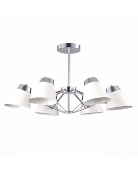 SLE155802-06 Люстра потолочная Хром/Белый E14 6*40W VARIO-foto2