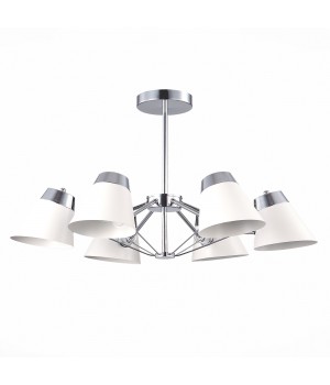 SLE155802-06 Люстра потолочная Хром/Белый E14 6*40W VARIO-foto2