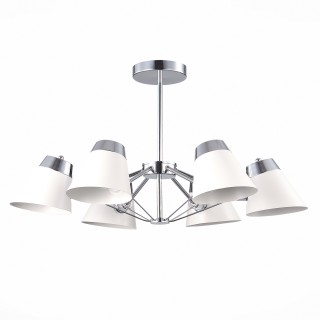 SLE155802-06 Люстра потолочная Хром/Белый E14 6*40W VARIO-foto2