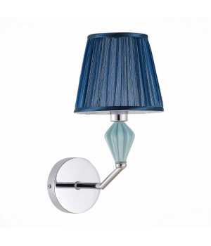 SLE1116-101-01 Бра Хром/Голубой E14 1*40W BALNEA-foto2