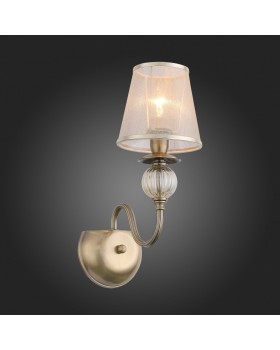 SL185.301.01 Бра Бронза, Прозрачный/Бежевый, Бронза E14 1*40W GRAZIA-foto8