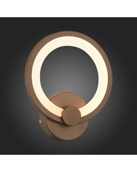 SLE200371-01 Бра Кофейный/Белый LED 1*20W 3000K/4000K/6000K LETO-foto3