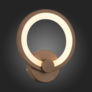 SLE200371-01 Бра Кофейный/Белый LED 1*20W 3000K/4000K/6000K LETO-foto3