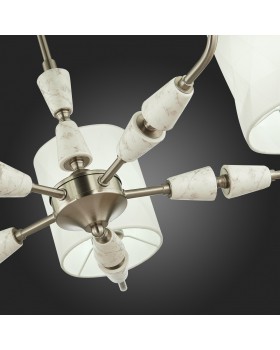 SLE107802-05 Люстра потолочная Никель/Белый E14 5*40W MILI-foto3
