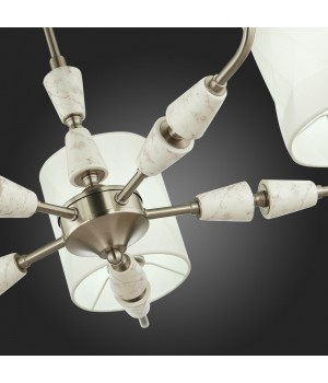 SLE107802-05 Люстра потолочная Никель/Белый E14 5*40W MILI-foto3