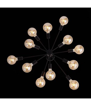 SL419.402.12 Люстра потолочная Черный E27 12*60W ANO-foto4