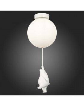 SLE115422-01 Светильник потолочный Белый/Белый E27 1*60W MODENA-foto5