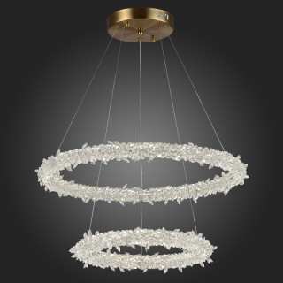 SL6105.203.02 Люстра подвесная ST-Luce Золотистый/Прозрачный LED 1*80W 3000 - 6500K Lucchero-foto10