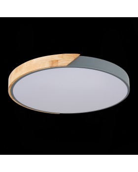 SLE200972-01 Светильник потолочный Серый, Светлое дерево/Белый LED 1*45W 3000K/4000K/6000K FESTA-foto6