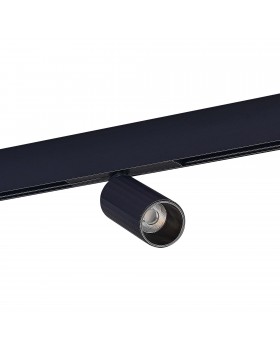 ST807.436.12 Магнитный трековый светильник Черный LED 1*12W 3000K 550Lm Ra>90 IP20 D50xH173 48VV SKYLINE 48-foto2