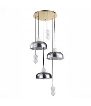 SL6112.203.42 Светильник подвесной ST-Luce Золотистый/Молочно-Белый,Прозрачно-Дымчатый LED 1*42W ODE-foto2