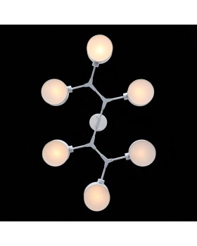 SLE183502-06 Люстра потолочная Белый/Белый E14 6*60W GIMENTO-foto6
