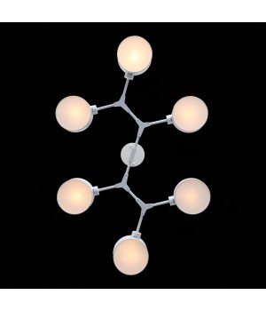 SLE183502-06 Люстра потолочная Белый/Белый E14 6*60W GIMENTO-foto6
