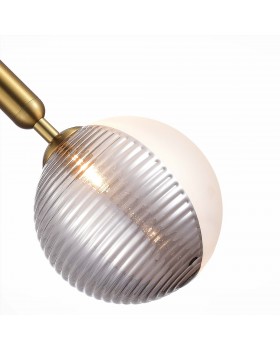 SLE1096-203-01 Подвес Матовое золото/Белый, Дымчатый G9 1*5W AVEIRO-foto3