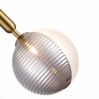 SLE1096-203-01 Подвес Матовое золото/Белый, Дымчатый G9 1*5W AVEIRO-foto3