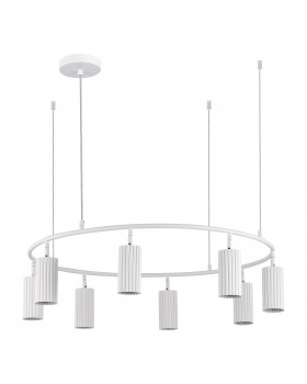 SL1213.503.08 Светильник подвесной ST-Luce Белый/Белый GU10 8*5W 4000K KENDO-foto2