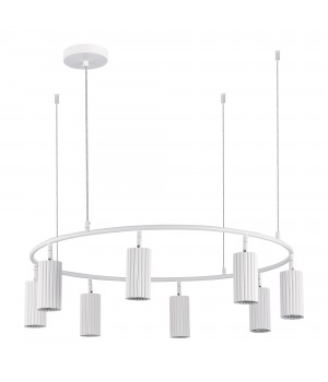 SL1213.503.08 Светильник подвесной ST-Luce Белый/Белый GU10 8*5W 4000K KENDO-foto2