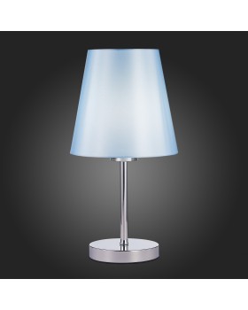 SLE105614-01 Прикроватная лампа Хром/Светло-голубой E14 1*40W PERAMONE-foto5